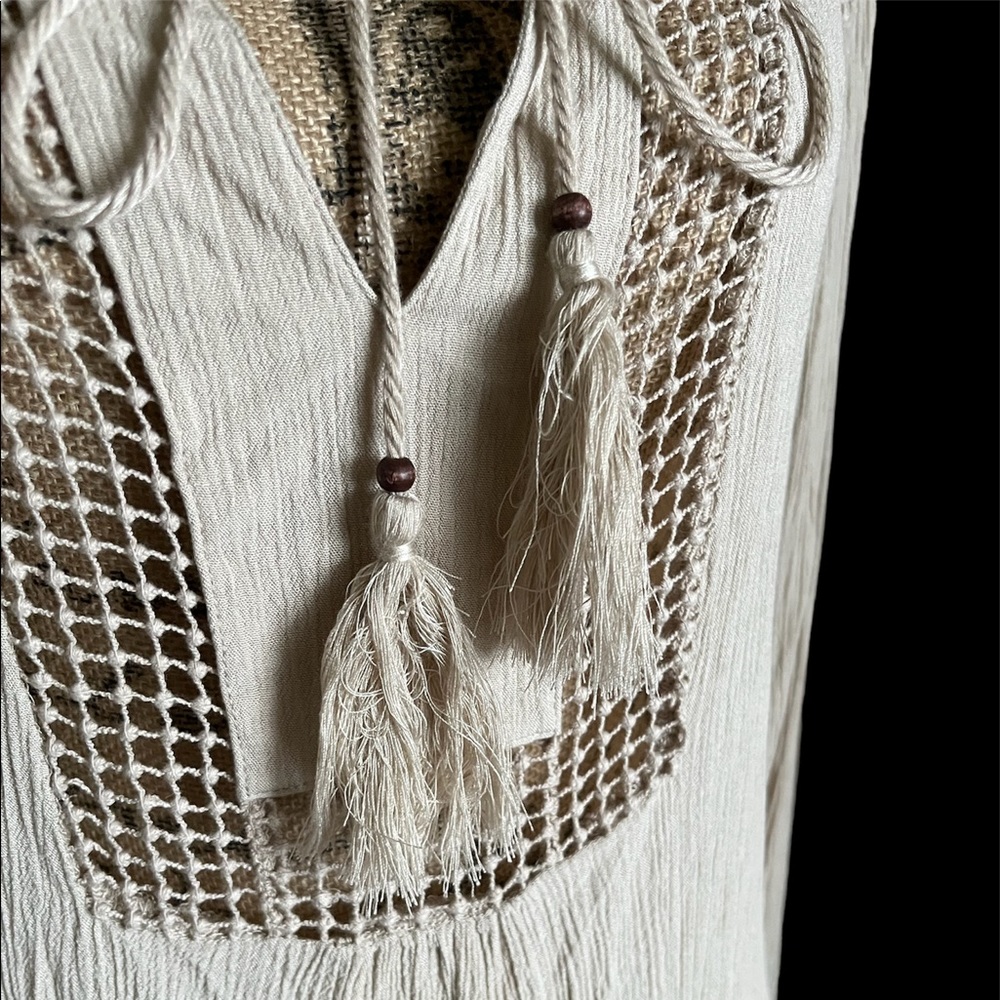 Joseph A Boho 100% Viscose Tunic Blouse Large - Picture 9 of 16